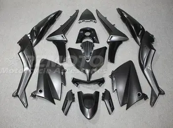 Новый комплект обтекателей для мотоциклов ABS, пригодный для YAMAHA Tmax 530 2015 2016 15 16 Комплект кузова Черный матовый